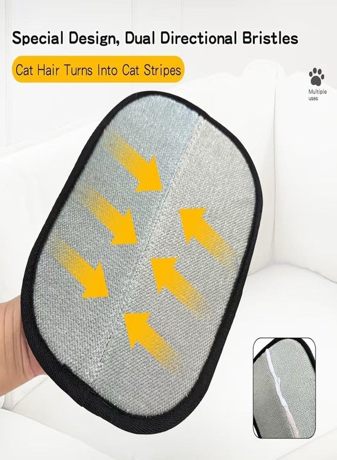 MAQOiW Pet Hair Remover, Electrostatic Hair Removal Mitt, Reusable Cat & Dog Hair Catcher for Couch, Furniture, Carpet, Curtain, Animal Fur Removal Tool, Cat Grooming Glove, Fur Removal & Bathing - Image 2